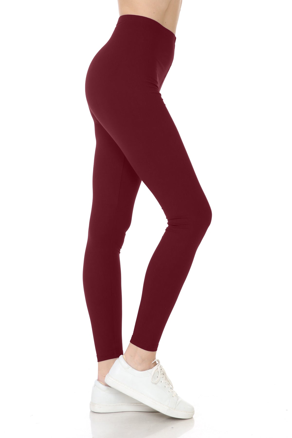 Extra Plus Size Full Length Leggings with 1" Waistband