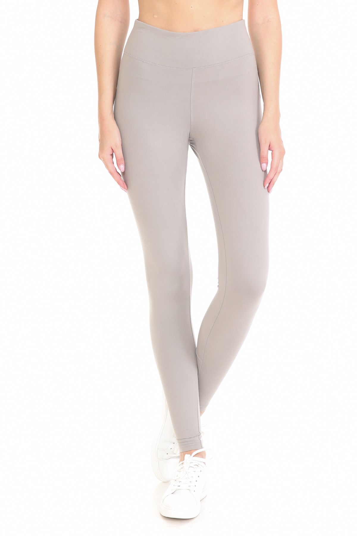 Extra Plus Size Full Length Leggings with 3" Yoga Band