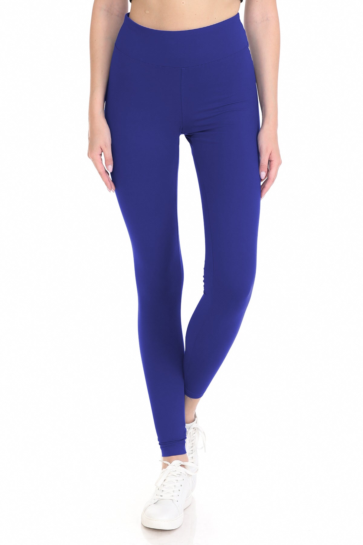 Extra Plus Size Full Length Leggings with 3" Yoga Band