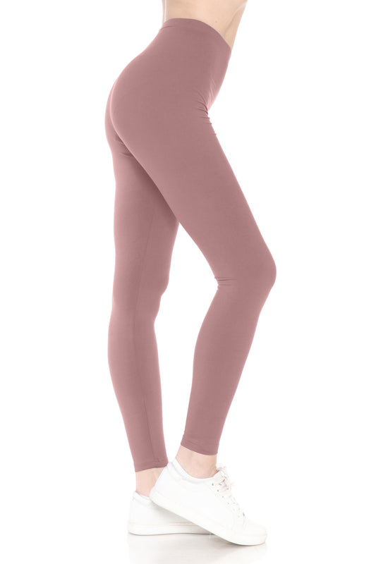 Extra Plus Size Full Length Leggings with 1" Waistband